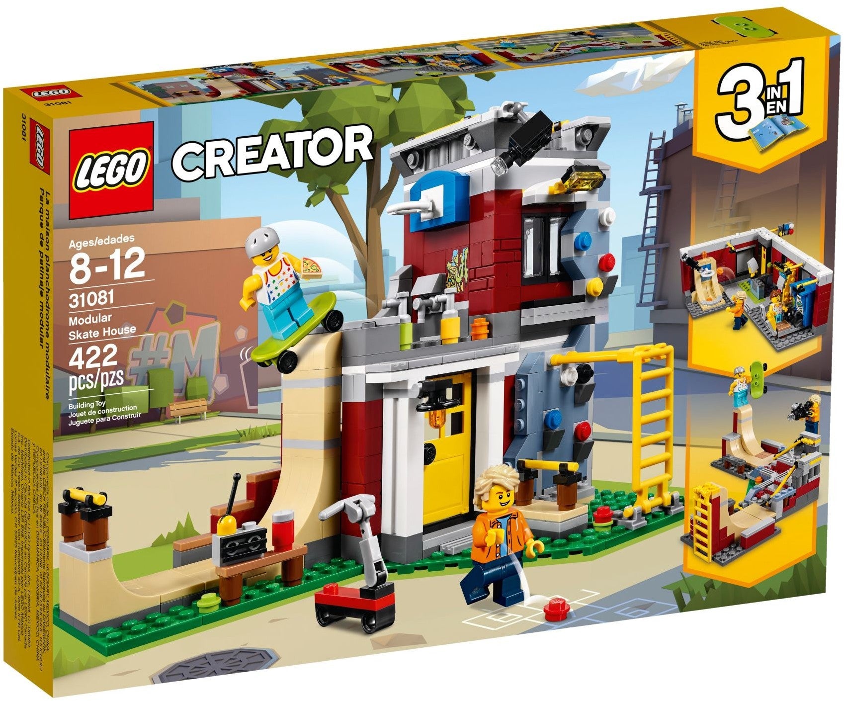 LEGO 31081 Modular Skate House 3-in-1 Building Toy Set - SuperSaverAU - view 1