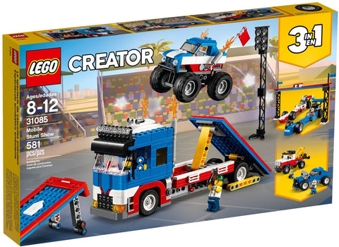 LEGO 31085 Mobile Stunt Show: Monster Truck & Hot Rod 3in1 - SuperSaverAU - view 1