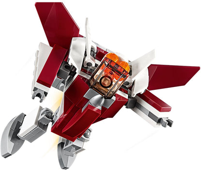 LEGO 31086 Futuristic Flyer: Spaceship & Robot 3in1 Set