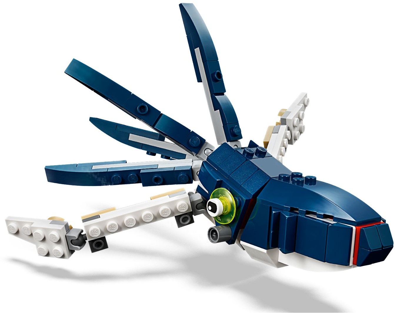 LEGO 31088 Deep Sea Creatures 3-in-1 Shark, Squid, Anglerfish Building Set