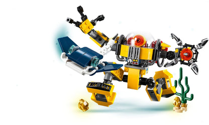 LEGO Creator 3in1 31090 Yellow Underwater Robot Submarine - Retired