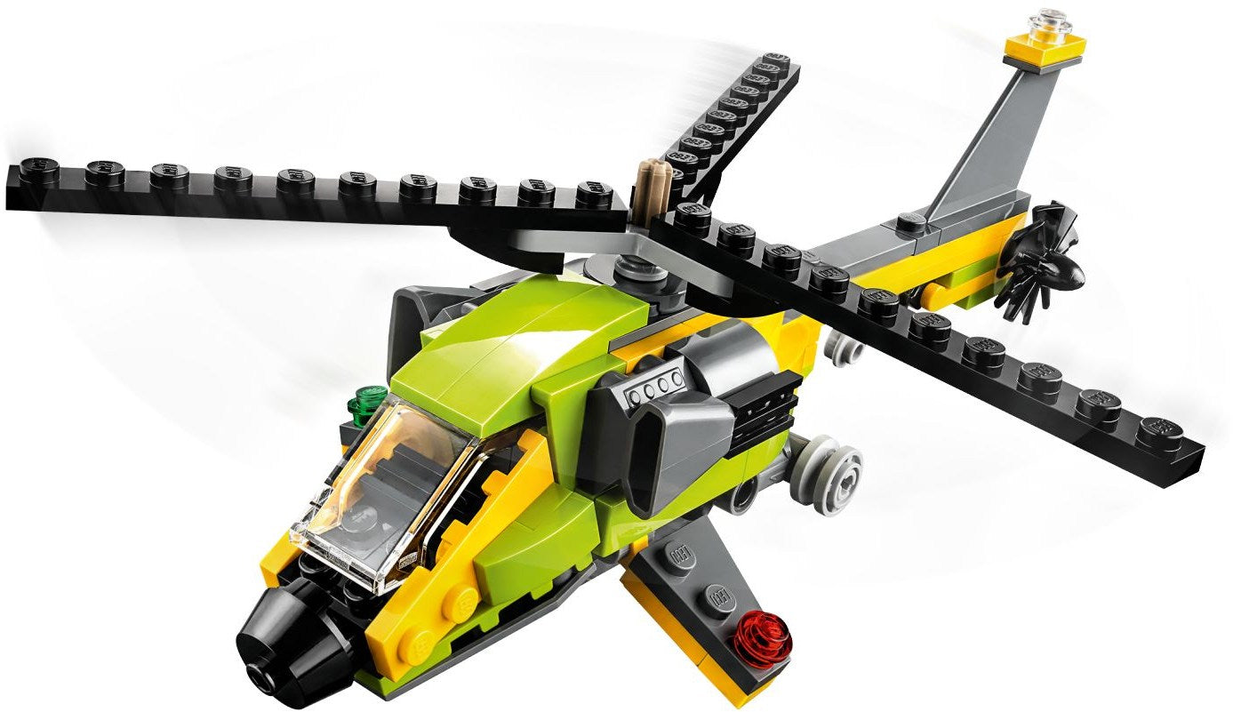 LEGO 31092 Creator 3in1 Helicopter, Boat & Glider Plane - SuperSaverAU - view 2