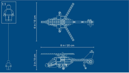 LEGO 31092 Creator 3in1 Helicopter, Boat & Glider Plane