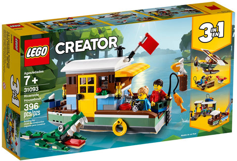 LEGO Creator 3 IN 1 Riverside Houseboat Set (31093) - SuperSaverAU - view 1