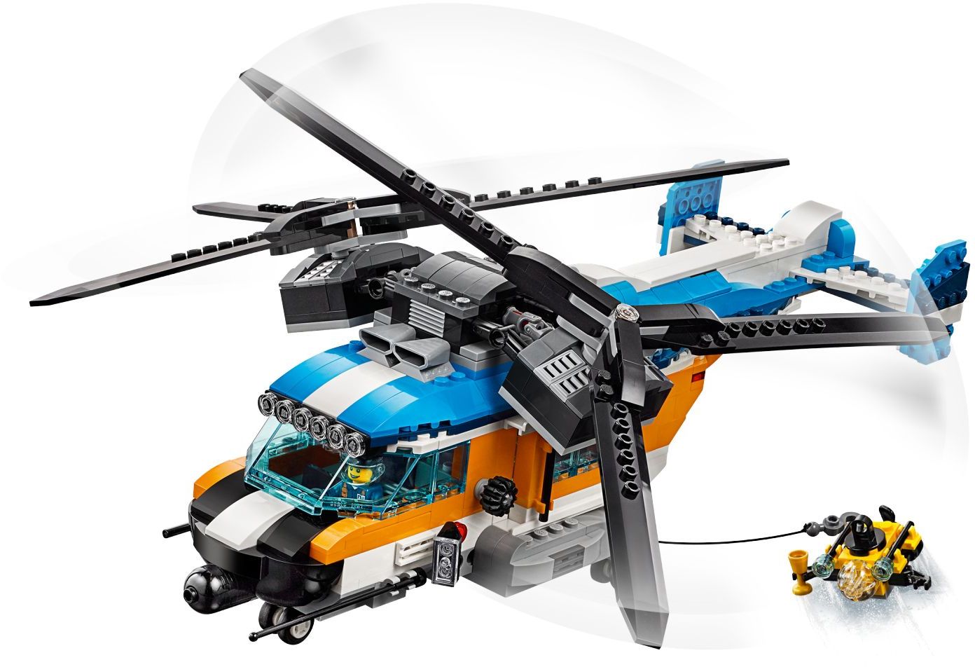 LEGO 31096 Creator Twin-Rotor Helicopter- Auzzi Store