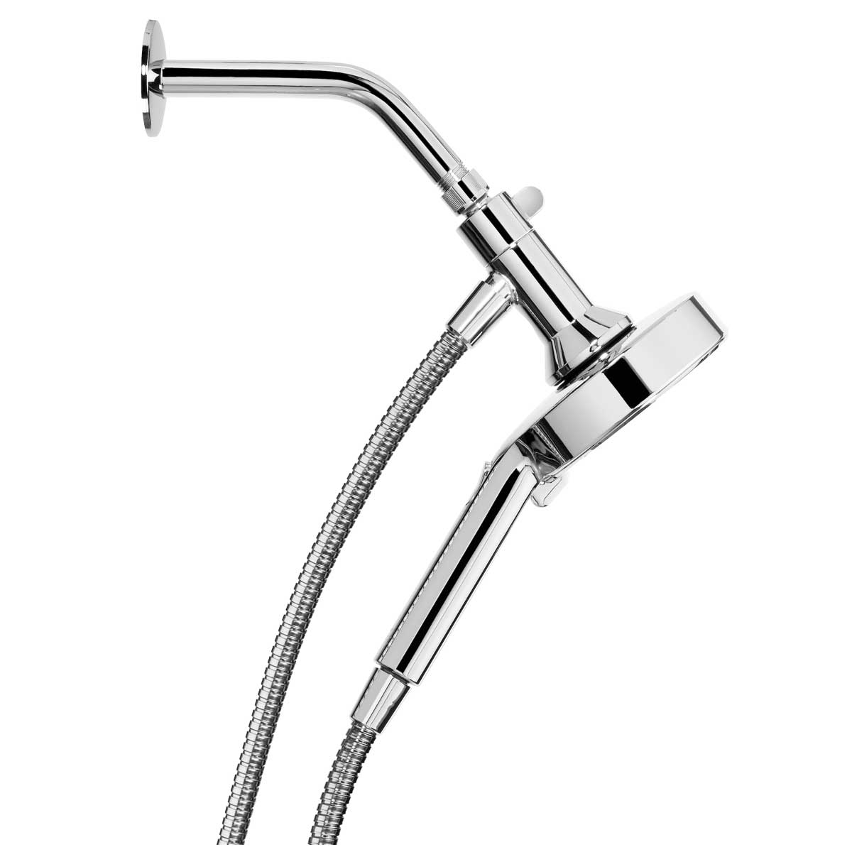 Water-Saving Hand Shower with Dual Docking, Pause Button and Rotating Spray Dial by Brondell Powerspray — image 3