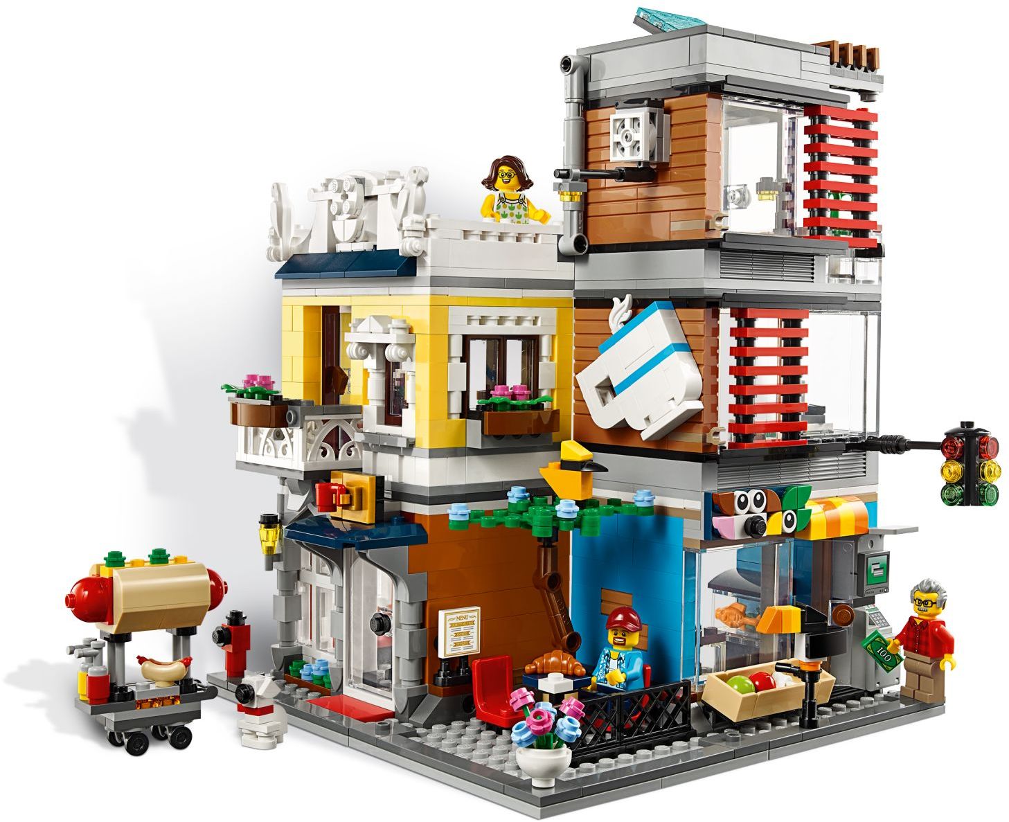 LEGO 31097 Creator 3-in-1 Townhouse Pet Shop & Cafe - SuperSaverAU - view 2
