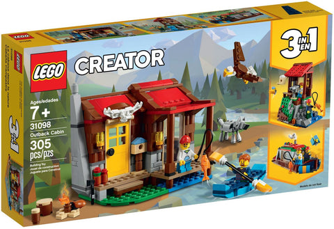 LEGO 31098 Outback Cabin | 3-in-1 Creator Set - SuperSaverAU - view 1