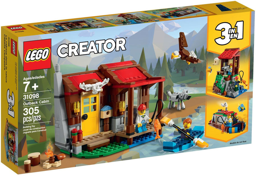 LEGO 31098 Outback Cabin | 3-in-1 Creator Set - SuperSaverAU - view 1