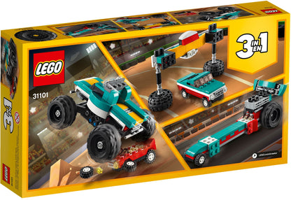 LEGO 31101 Monster Truck 3-in-1 Car & Dragster Set