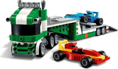 LEGO 31113 Race Car Transporter: Truck, Crane & Tugboat 3in1