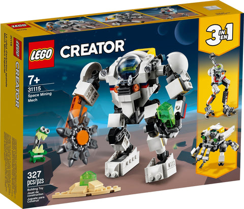 LEGO 31115 Space Mining Mech 3in1 Robot & Cargo Carrier - SuperSaverAU - view 1