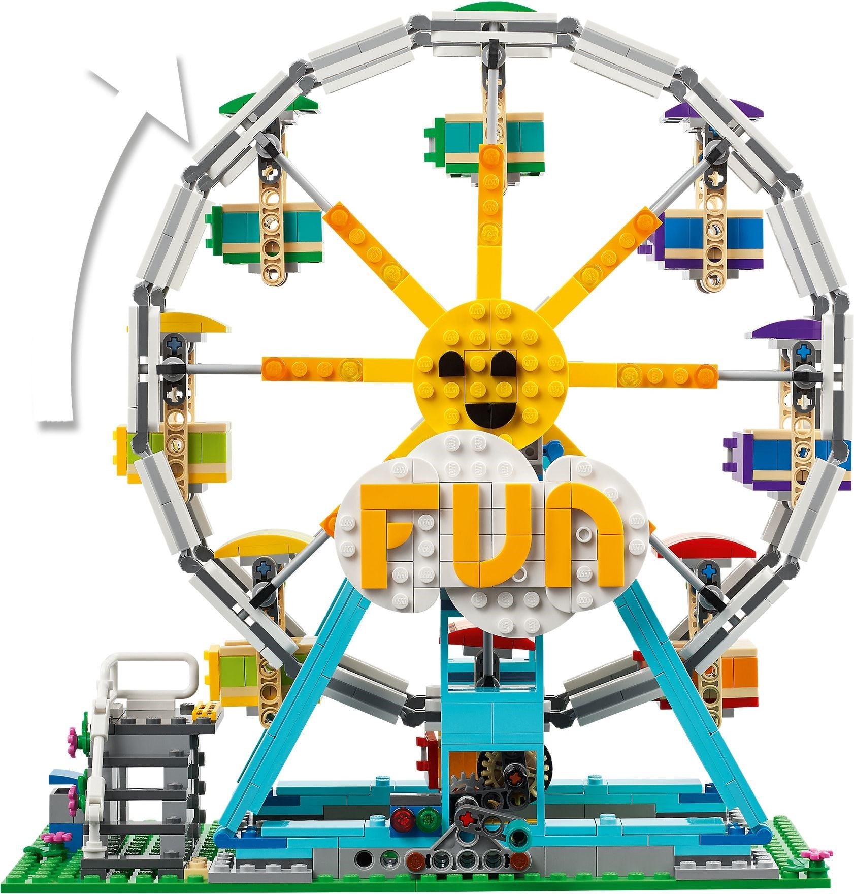 LEGO 31119 Creator 3in1 Ferris Wheel Amusement Park Set - SuperSaverAU - view 3