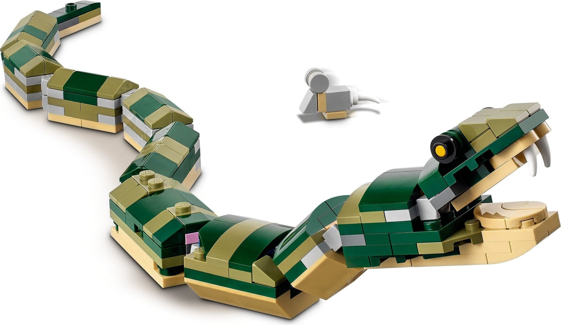 LEGO 31121 Creator 3in1 Crocodile, Snake & Frog Animal Set - SuperSaverAU - view 2