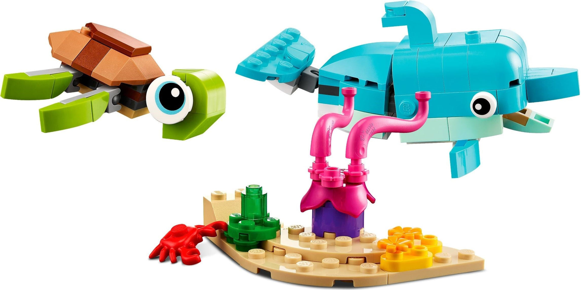 LEGO Creator 3-in-1 31128 Dolphin and Turtle- Auzzi Store