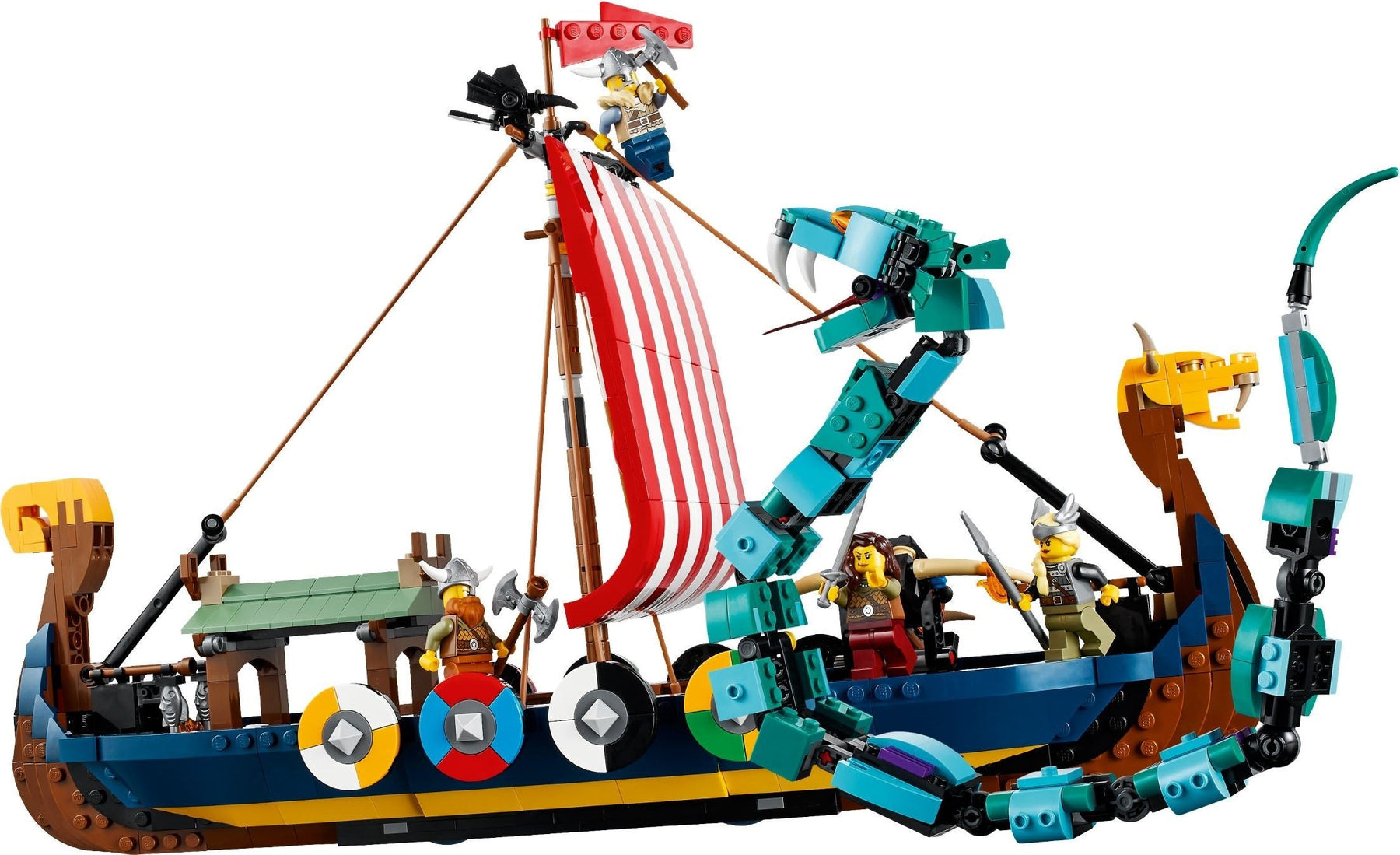 LEGO 31132 Viking Ship & Midgard Serpent 3in1 Building Set - SuperSaverAU - view 2