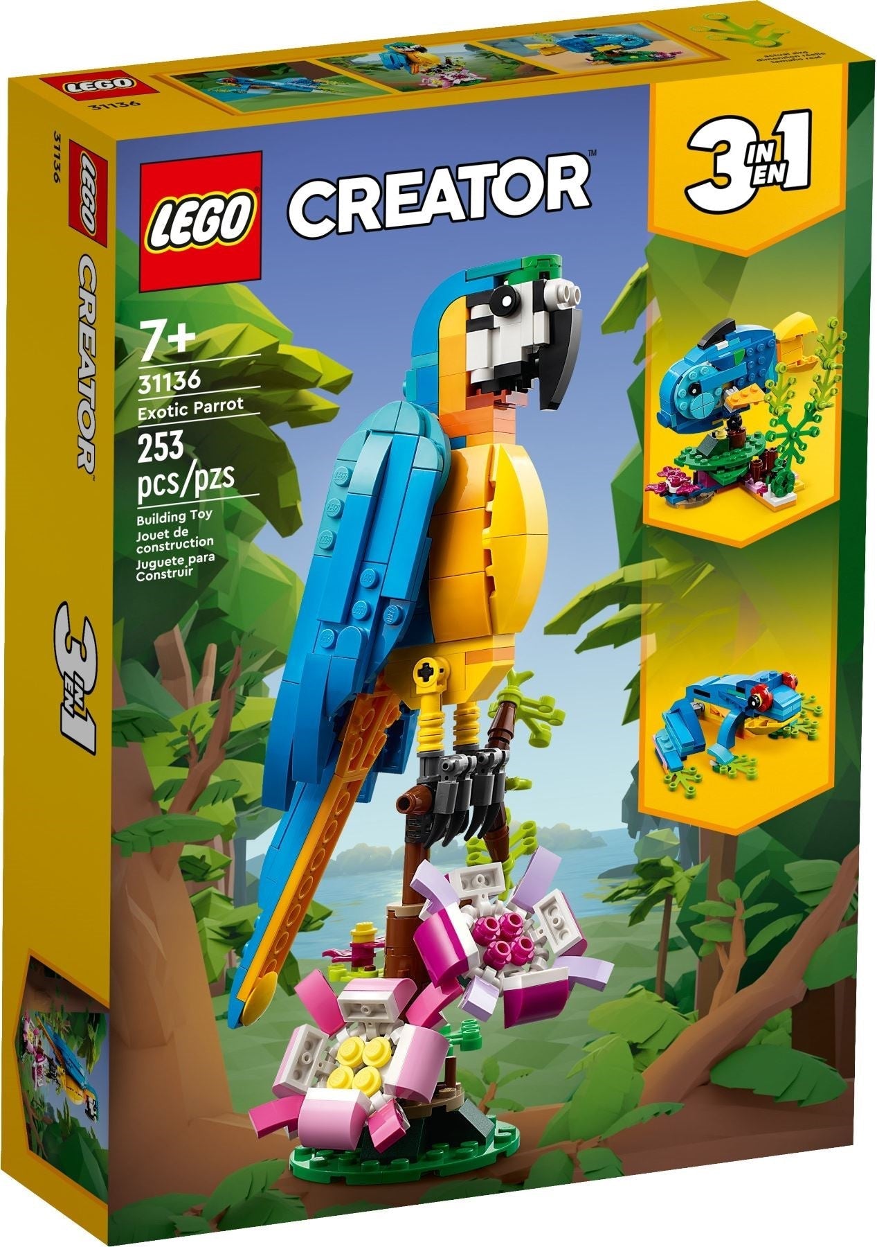 LEGO Creator 3-in-1 Series 31136 Exotic Parrot- Auzzi Store