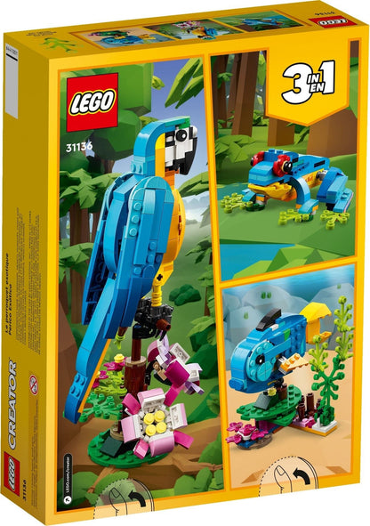 LEGO Creator 3-in-1 Series 31136 Exotic Parrot- Auzzi Store