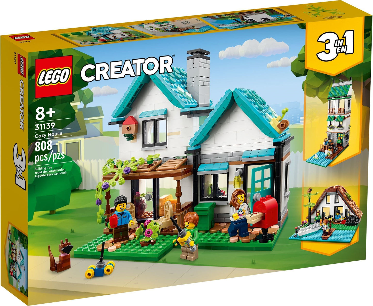LEGO Creator 31139 3-in-1 Cosy House Building Toy
