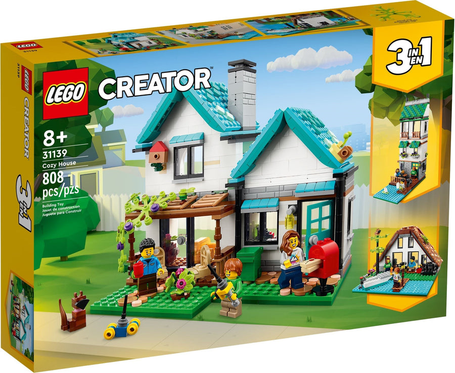 LEGO Creator 31139 3-in-1 Cosy House Building Toy - SuperSaverAU - view 1