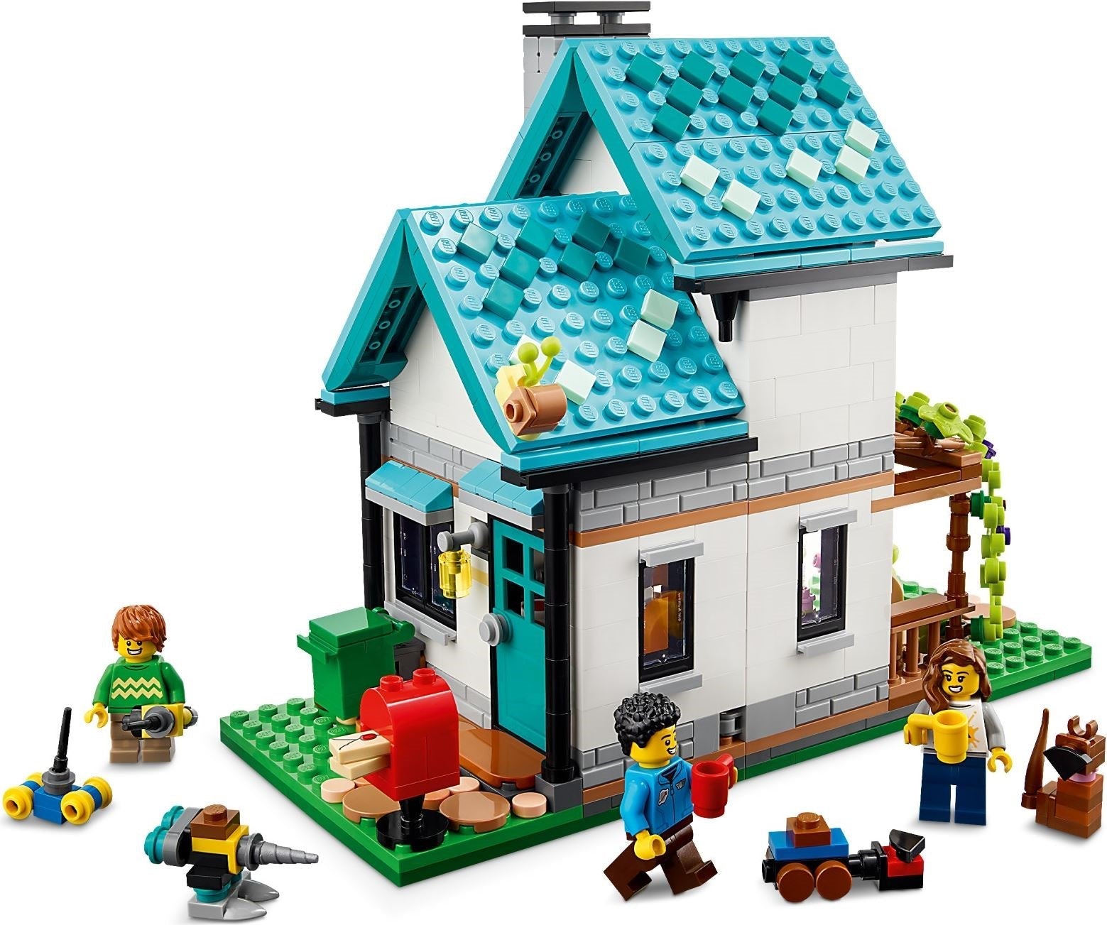 LEGO Creator 31139 3-in-1 Cosy House Building Toy - SuperSaverAU - view 7