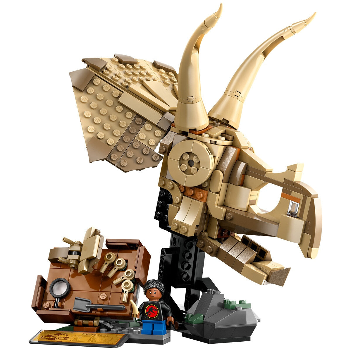 LEGO Jurassic World Dinosaur Fossils: Triceratops Skull Model Set 76969