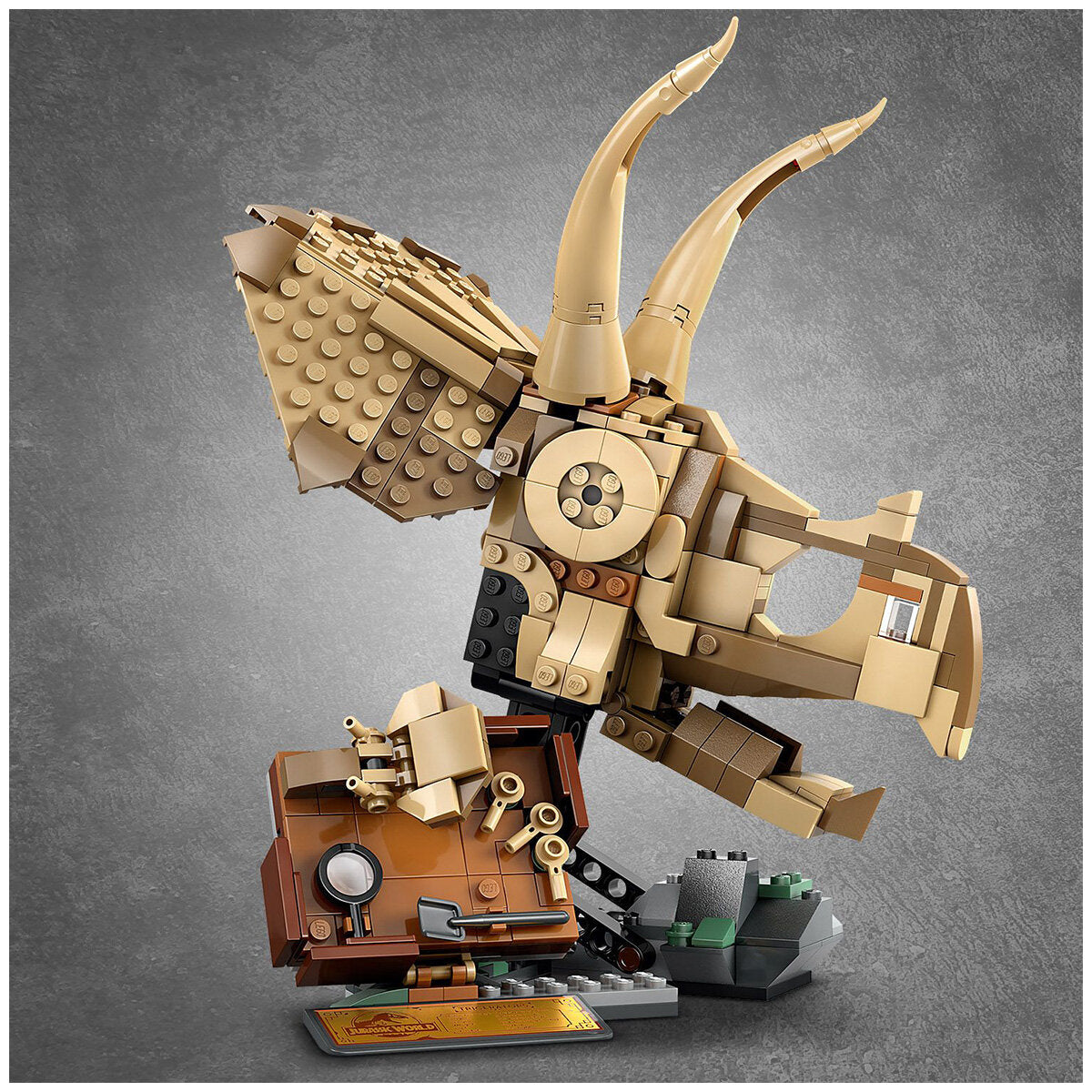 LEGO Jurassic World Dinosaur Fossils: Triceratops Skull Model Set 76969 - SuperSaverAU - view 5