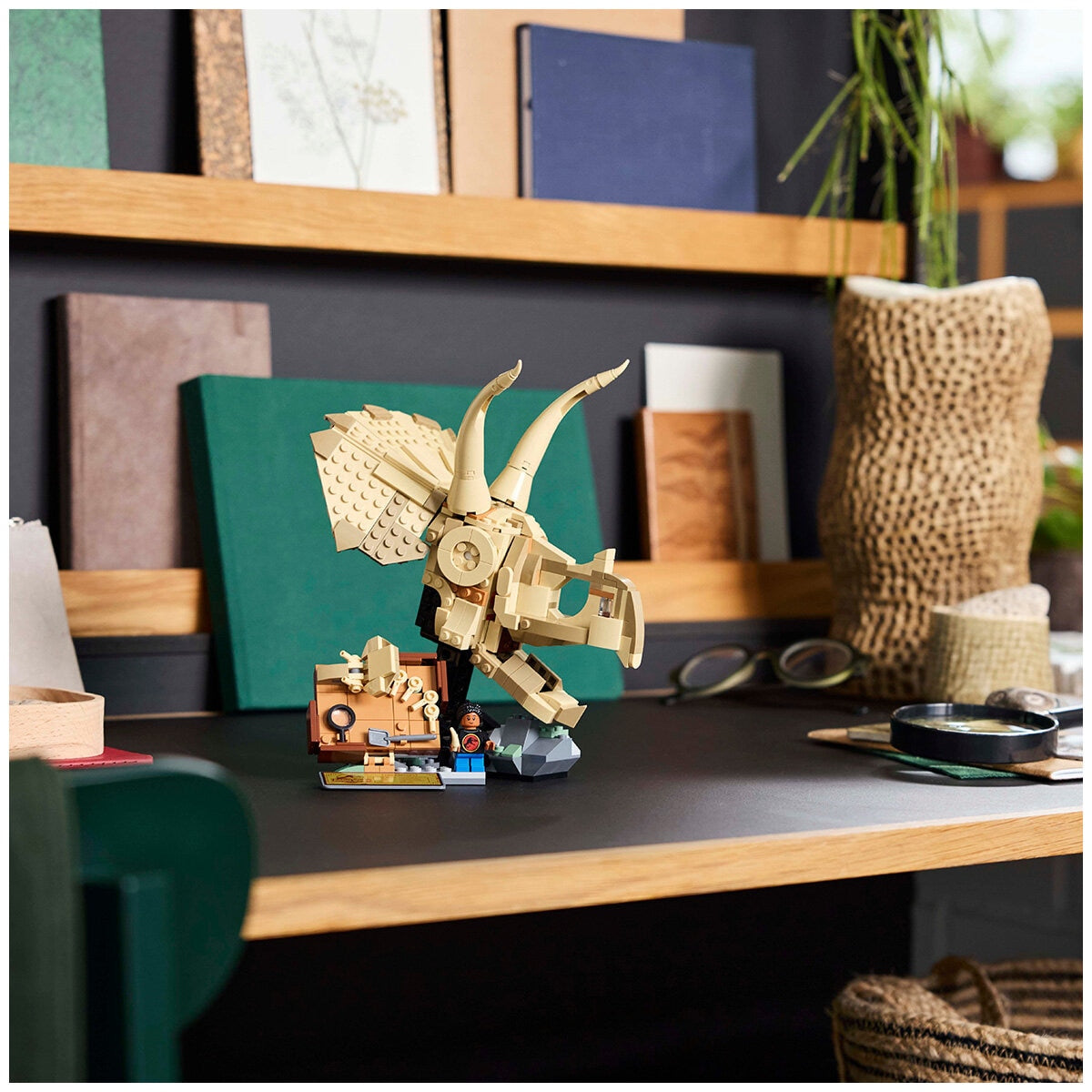 LEGO Jurassic World Dinosaur Fossils: Triceratops Skull Model Set 76969