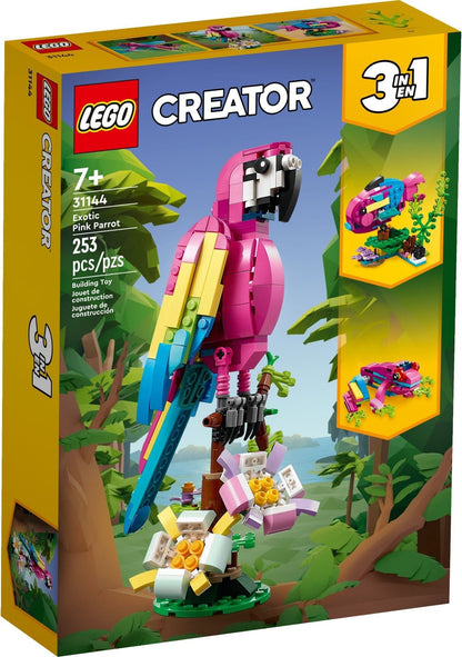 LEGO Creator 3-in-1 Series 31144 Exotic Pink Parrot- Auzzi Store