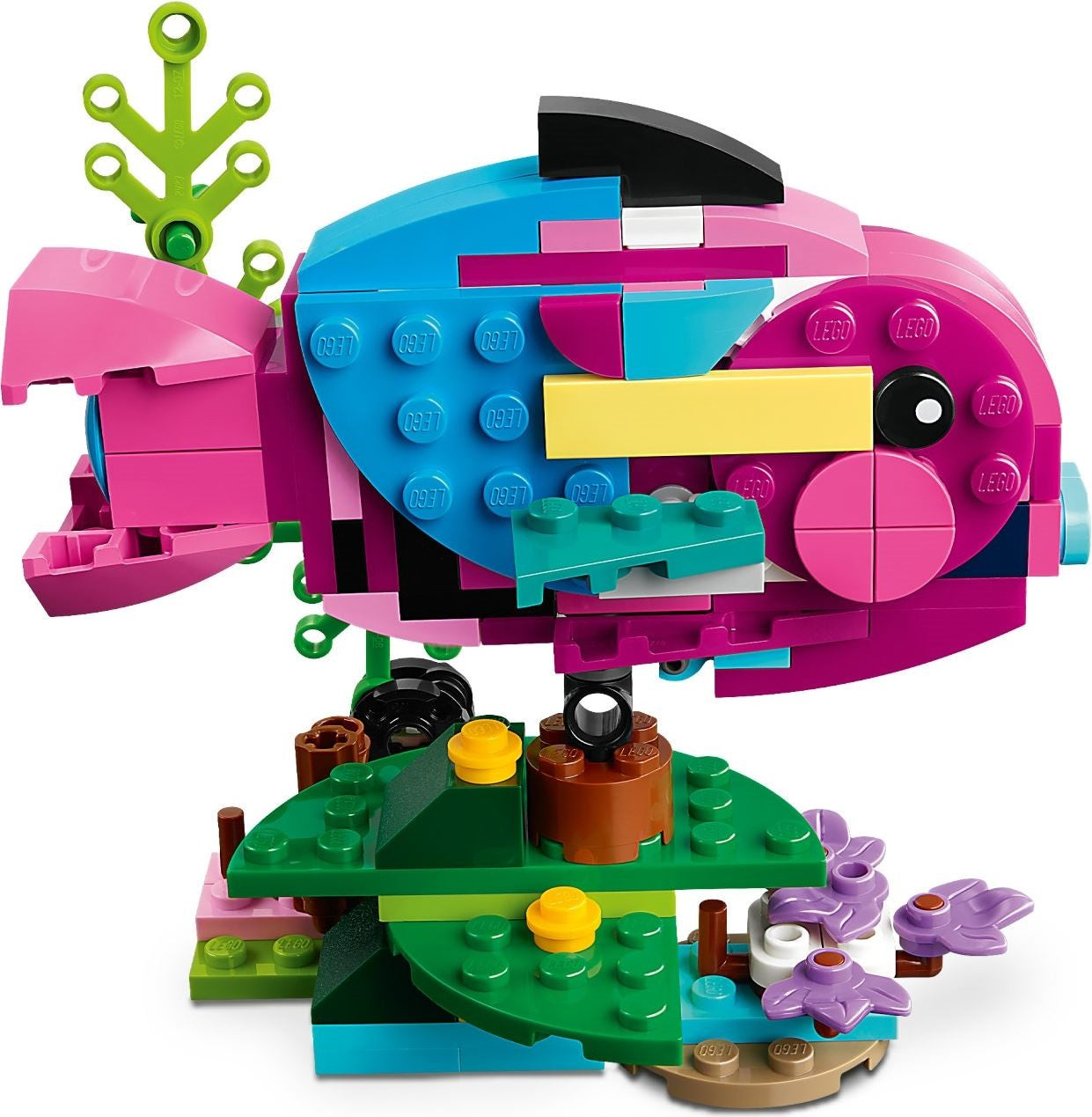 LEGO Creator 3-in-1 Series 31144 Exotic Pink Parrot- Auzzi Store