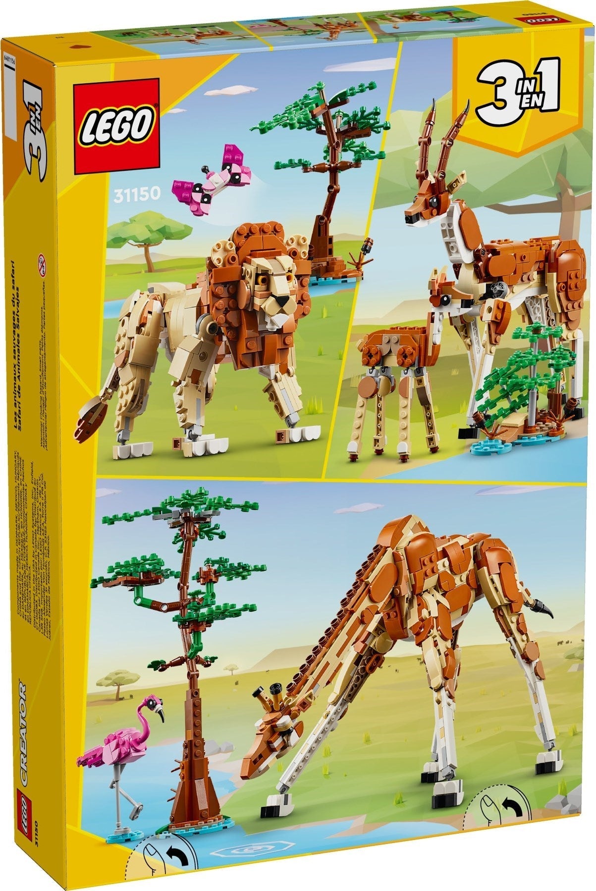 LEGO LEGO Creator Series 31150 Wild Safari Animals- Auzzi Store