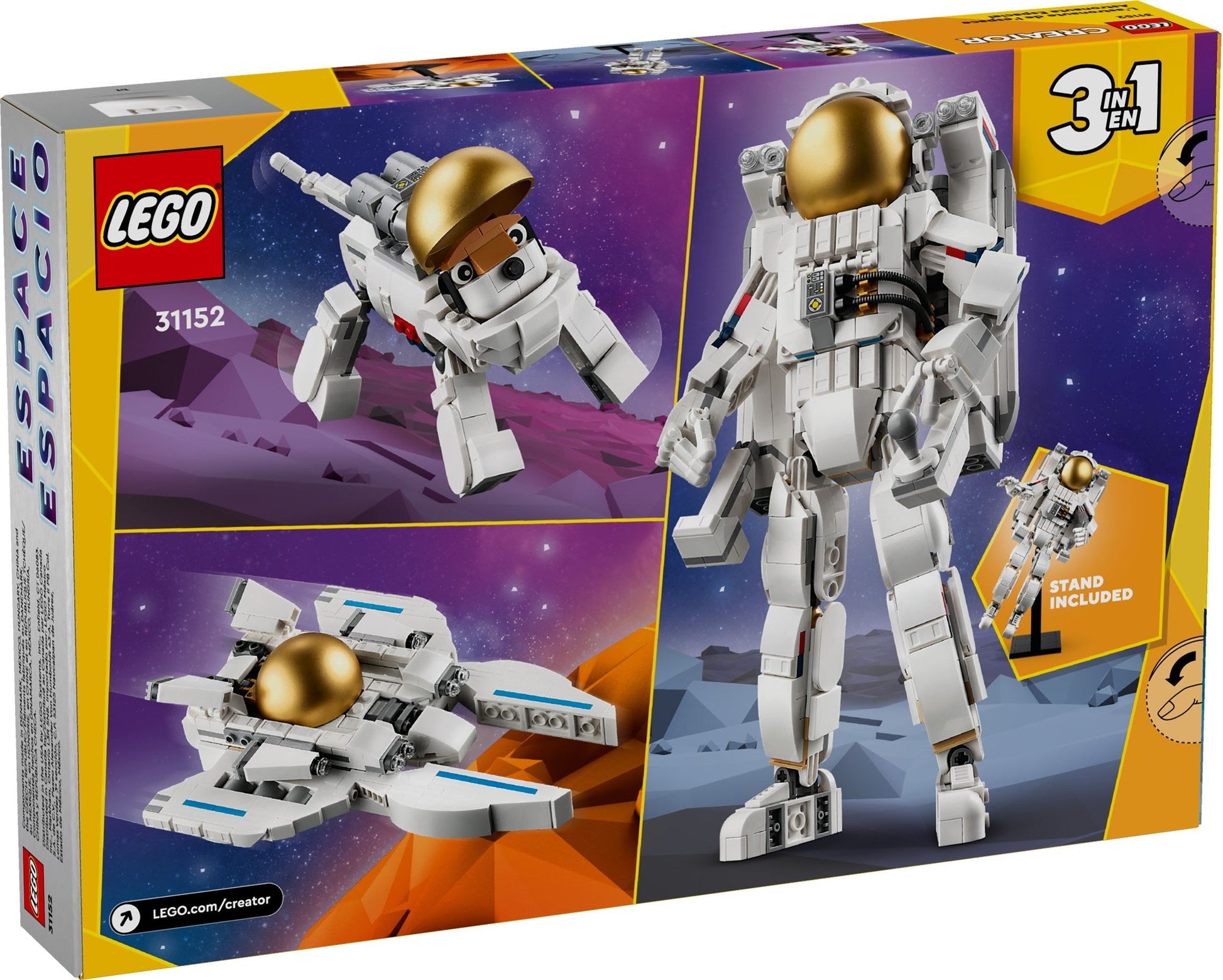 LEGO Creator Series 31152 Space Astronaut- Auzzi Store