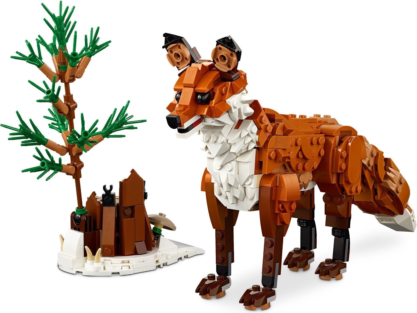 LEGO Creator 3in1 Forest Animals: Red Fox 31154 Toy to Owl Figure to Squirrel Mo- Auzzi Store