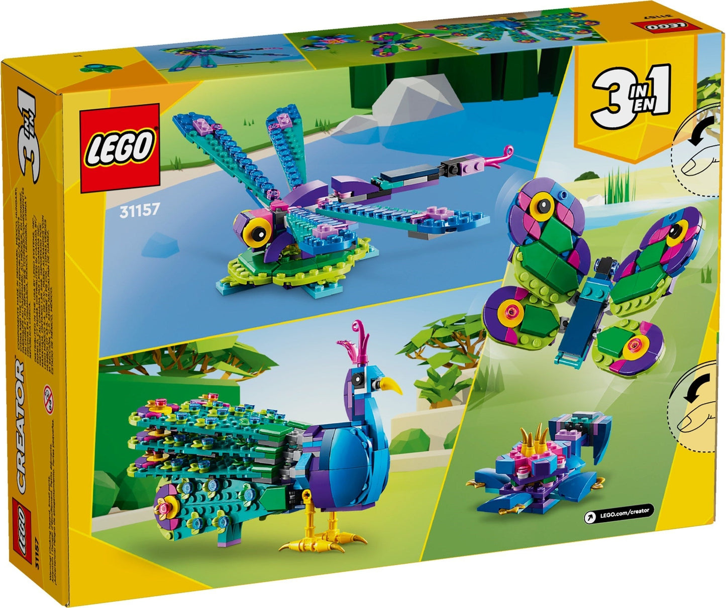 LEGO LEGO Creator Series 31157 Exotic Peacock- Auzzi Store