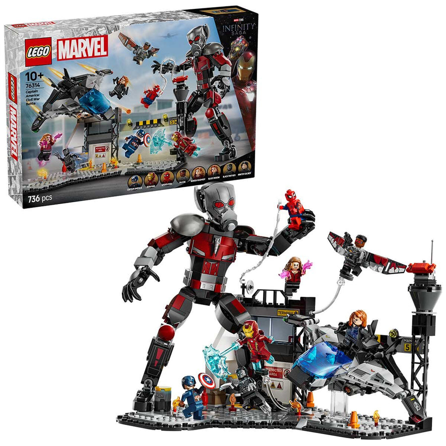 LEGO Marvel Captain America Civil War Action Battle 76314 - SuperSaverAU - view 1