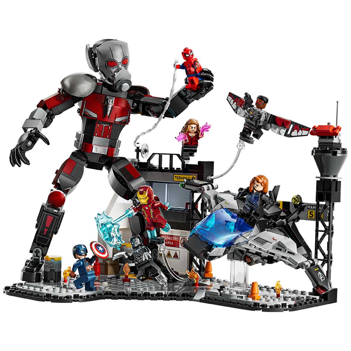 LEGO Marvel Captain America Civil War Action Battle 76314 - SuperSaverAU - view 2