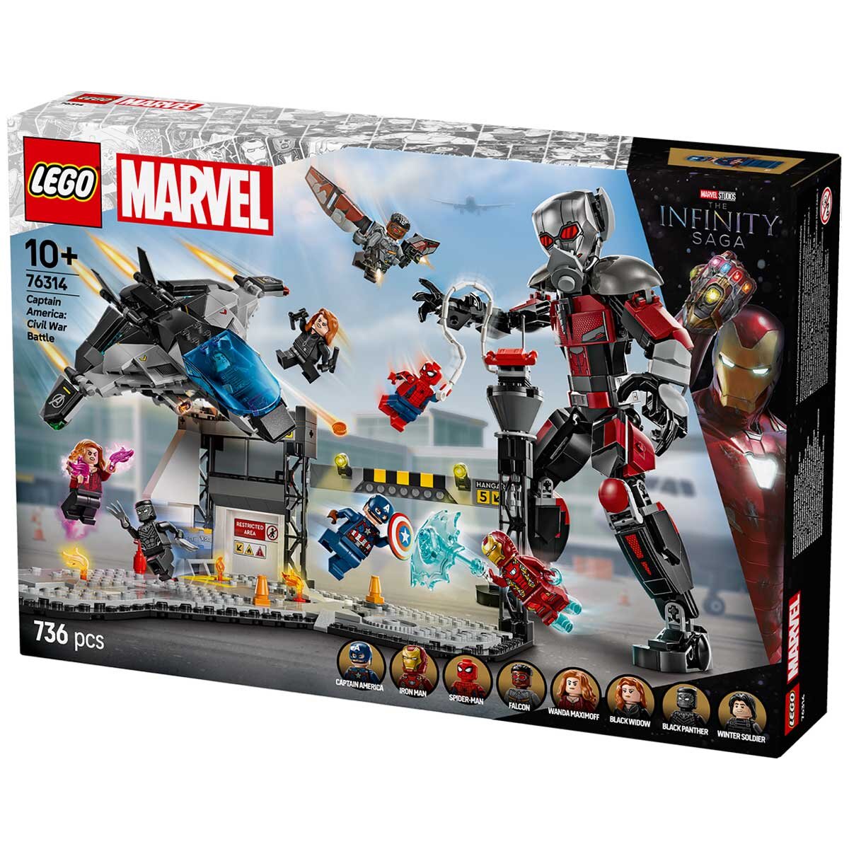 LEGO Marvel Captain America Civil War Action Battle 76314 - SuperSaverAU - view 7