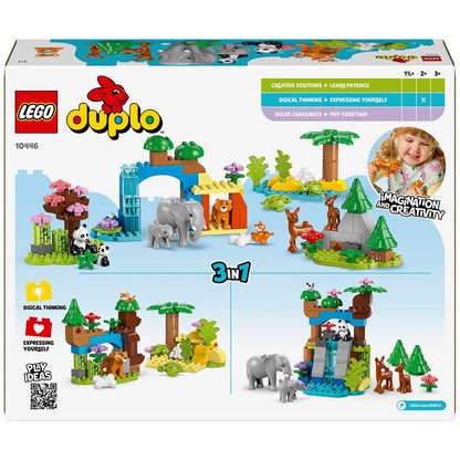 LEGO DUPLO Town 3 In 1 Wild Animal Families 10446