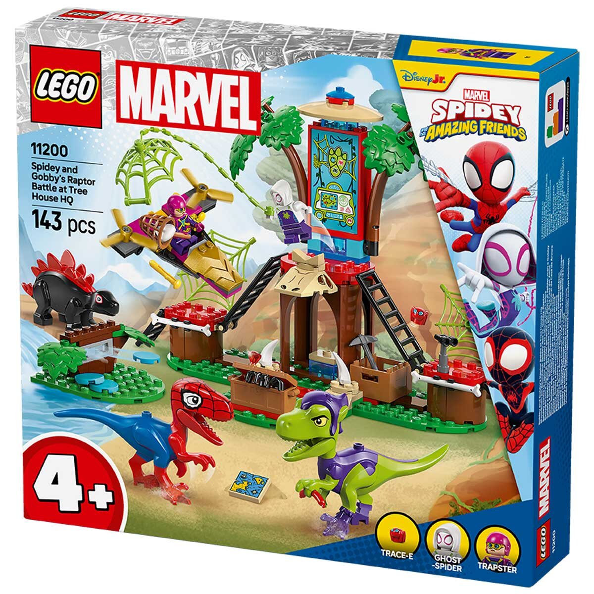 LEGO Marvel Spidey And Gobby’s Raptor Battle At Tree House HQ 11200