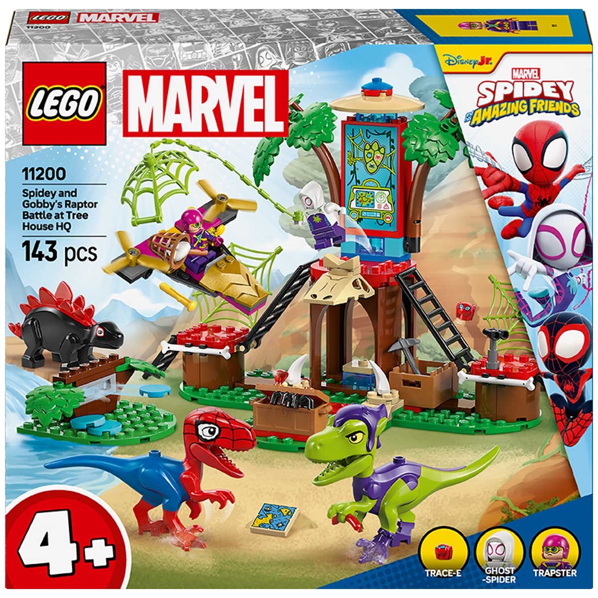 LEGO Marvel Spidey And Gobby’s Raptor Battle At Tree House HQ 11200