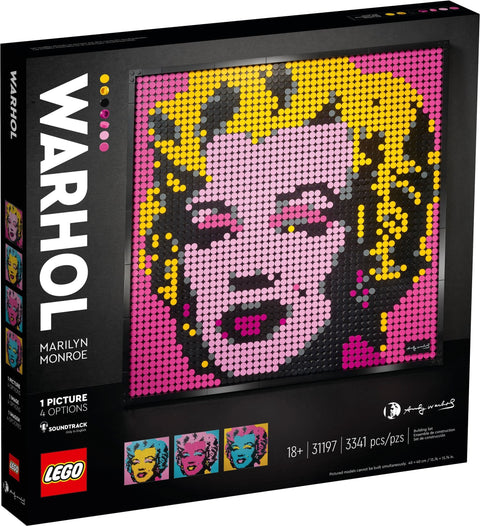 LEGO 31197 Andy Warhol's Marilyn Monroe Portrait Art Set - SuperSaverAU - view 1