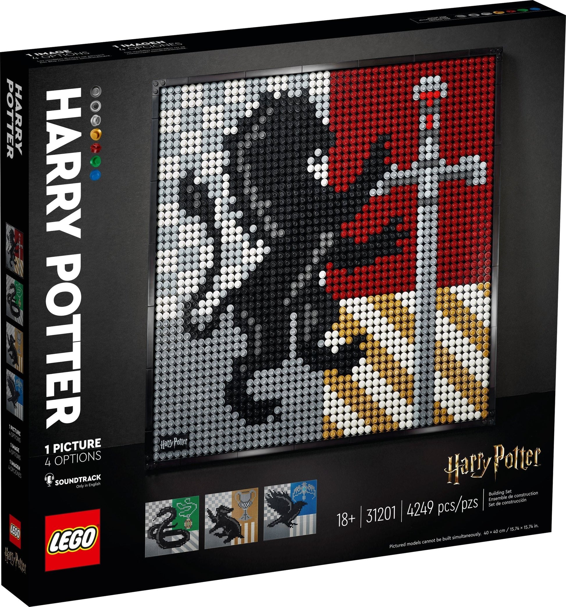 LEGO Art Series 31201 Harry Potter Hogwarts Crests- Auzzi Store