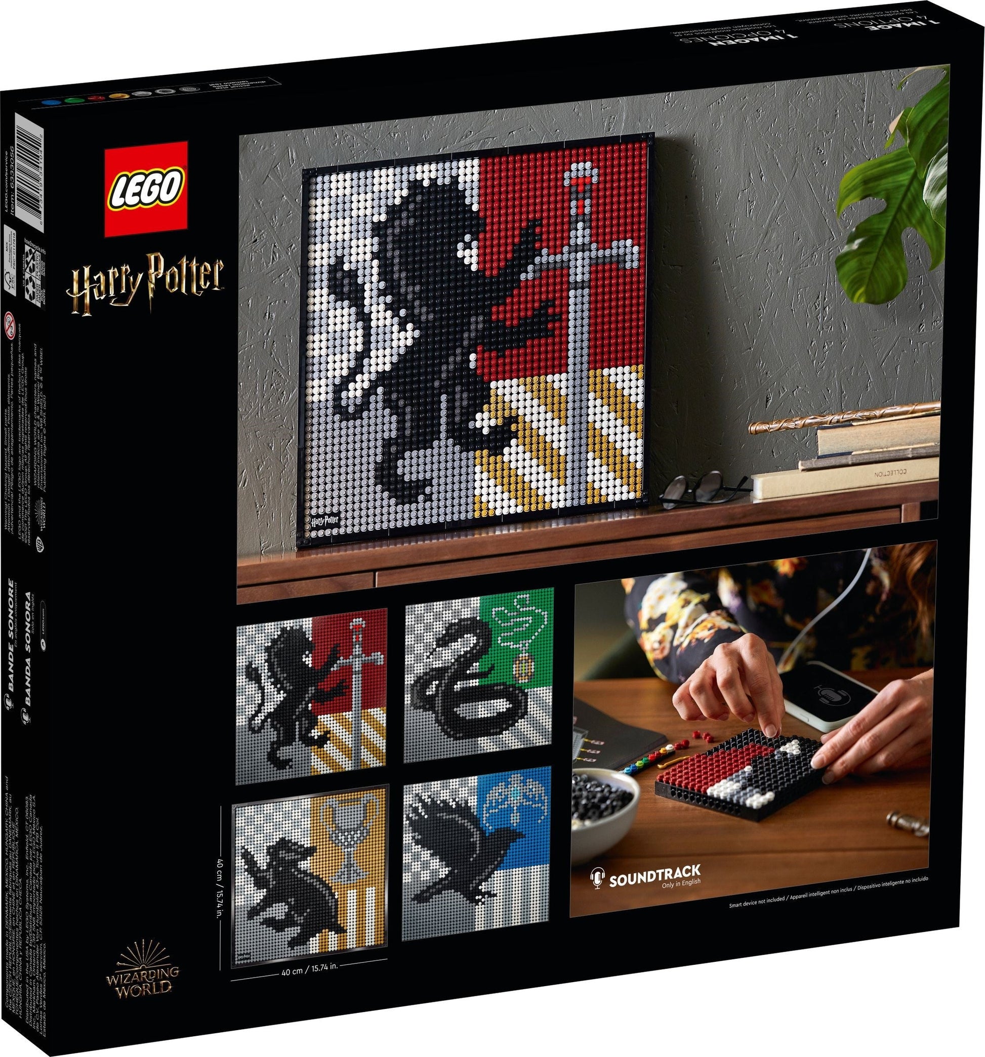 LEGO Art Series 31201 Harry Potter Hogwarts Crests- Auzzi Store