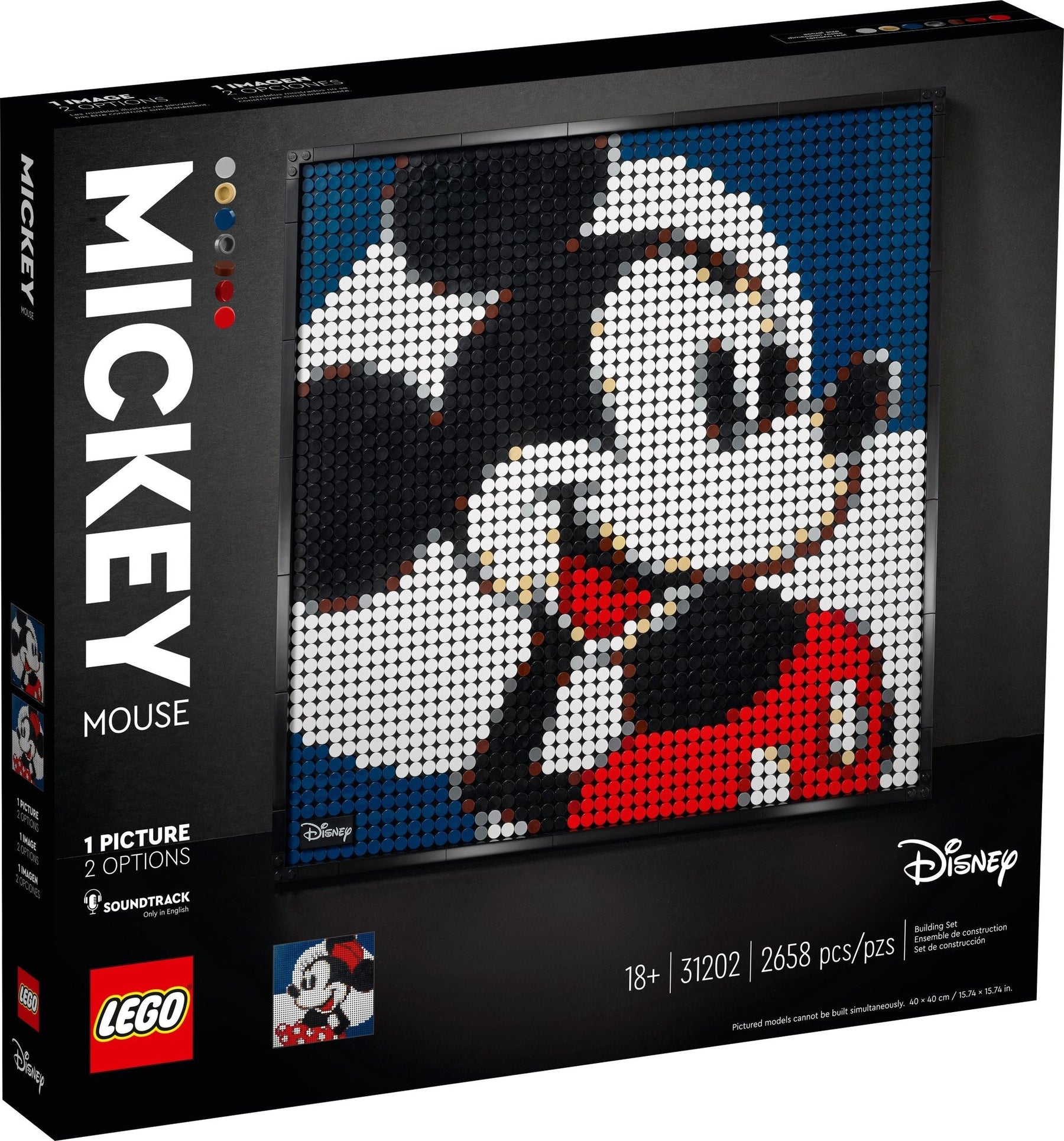 LEGO Art: Disney’s Mickey Mouse (31202) - SuperSaverAU - view 1