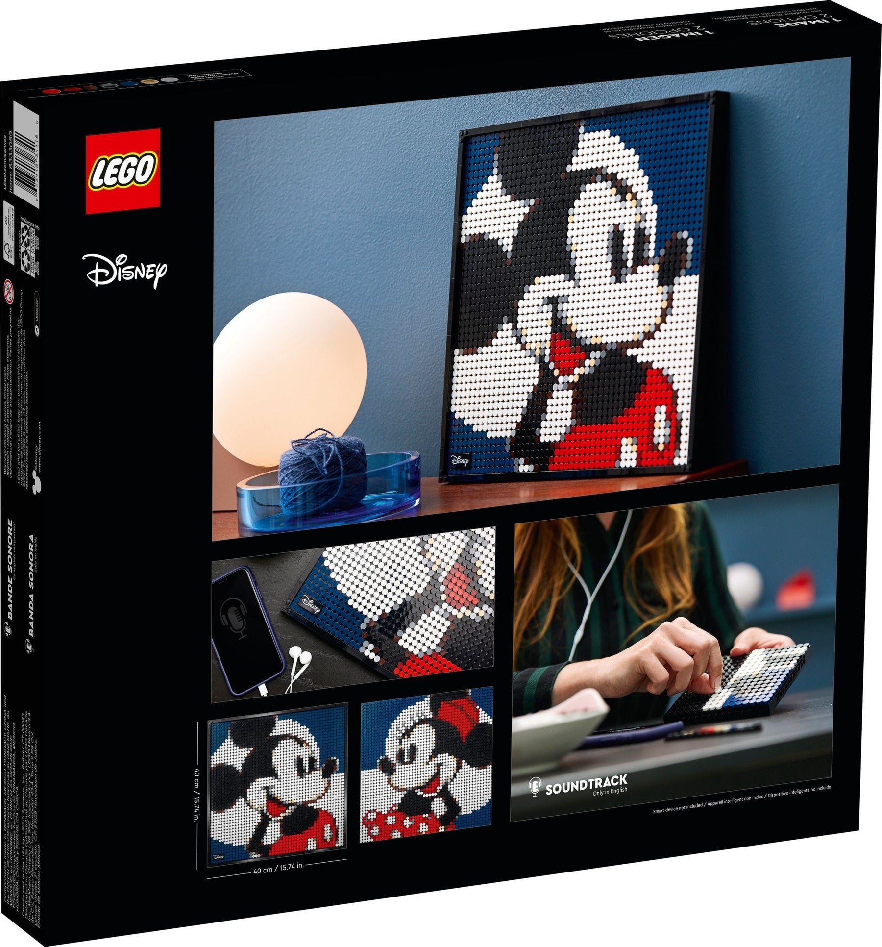 LEGO Art: Disney’s Mickey Mouse (31202) - SuperSaverAU - view 4
