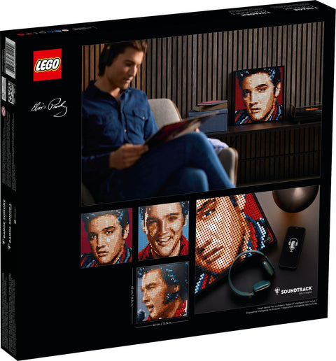 LEGO 31204 Elvis Presley “The King” Portrait - Buildable Wall Art - SuperSaverAU - view 2