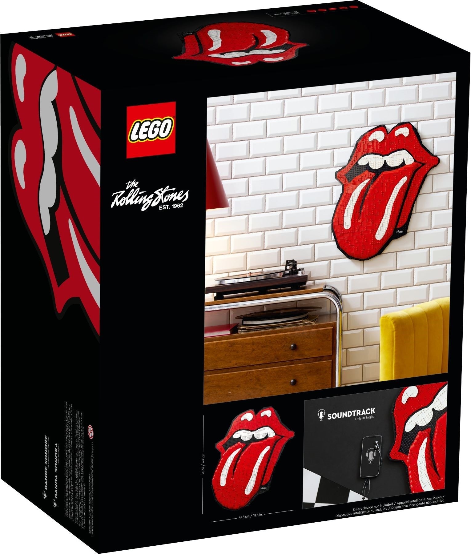 LEGO 31206 Rolling Stones Logo Art Set - SuperSaverAU - view 3