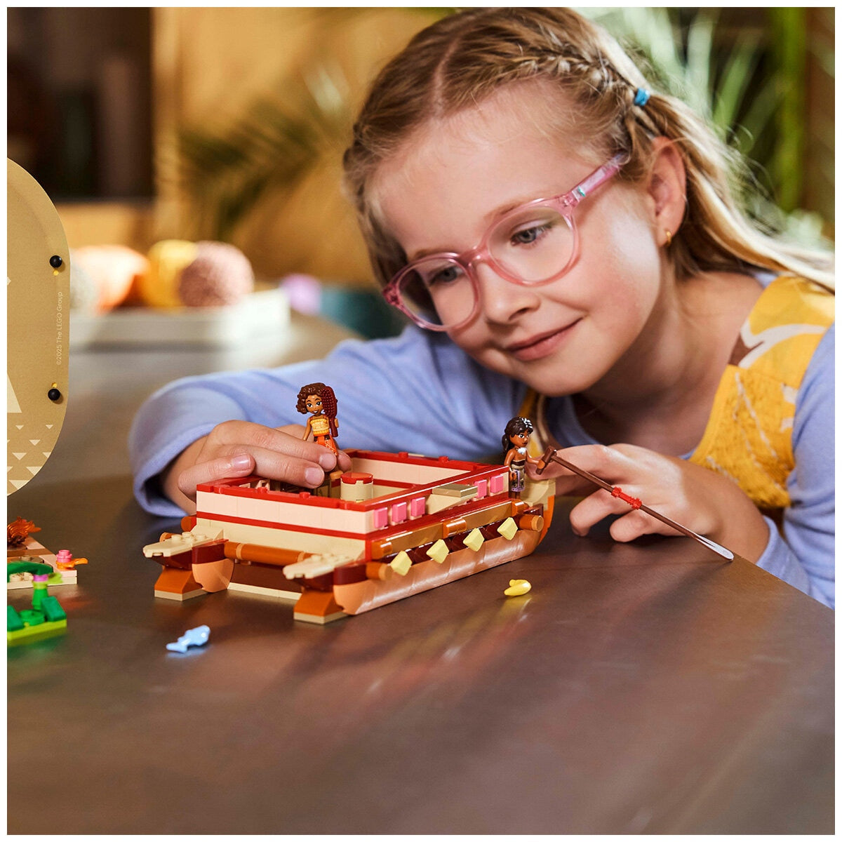 LEGO Disney Moana’s Adventure Canoe Fantasy Toy Model Kit 43270 - SuperSaverAU - view 7