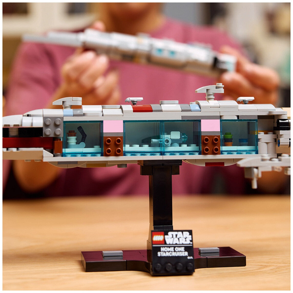 LEGO Star Wars Home One Starcruiser Buildable Starship Model Kit 75405