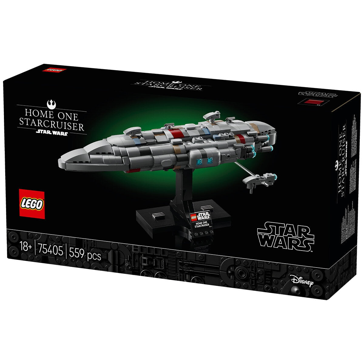 LEGO Star Wars Home One Starcruiser Buildable Starship Model Kit 75405